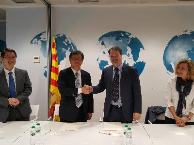 MoU between NST and ACCIO in Barcelona for promoting R&D collaboration  image
